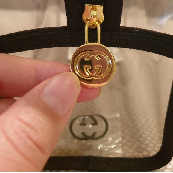 Gucci Parfums Transparent Toiletry Cosmetic Bag - Picture 3 of 9